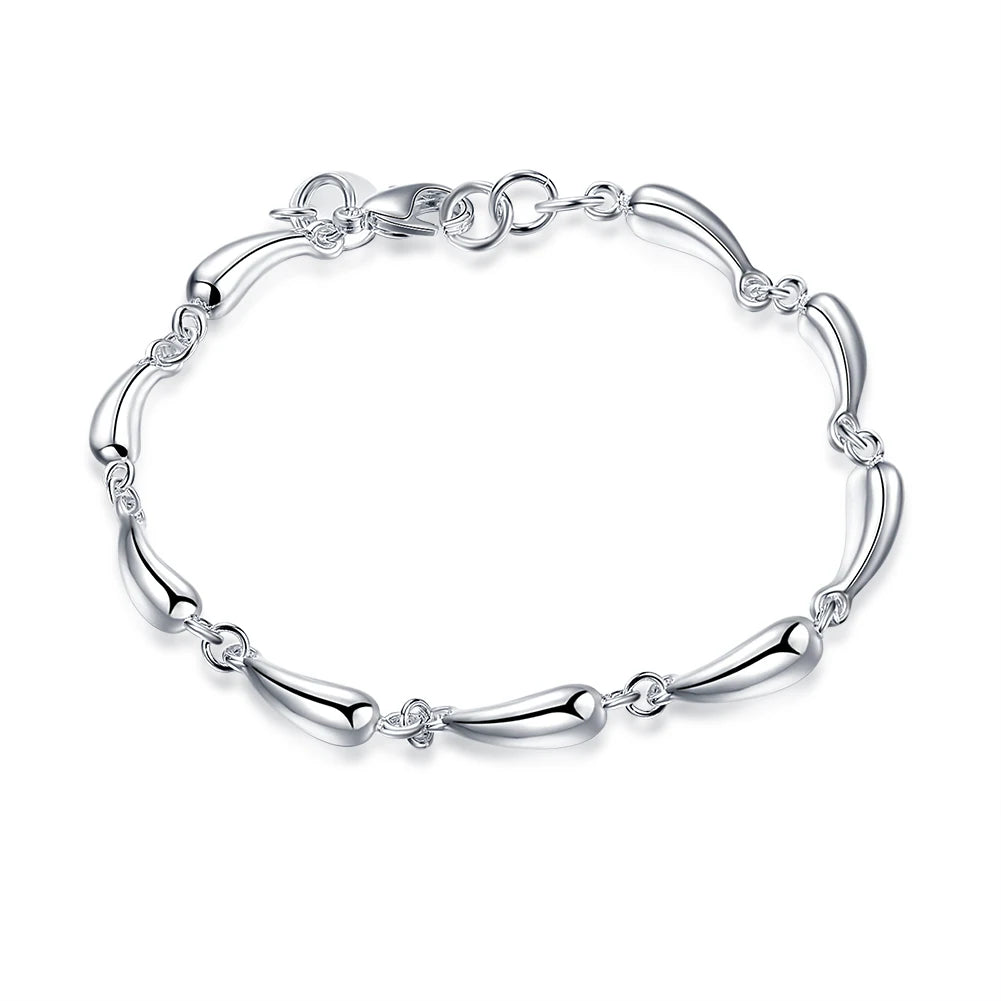Twisted Rope Chain Bracelet –  925 Sterling Silver