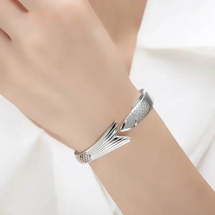 Dragon & Fish Bracelet – 925 Sterling Silver