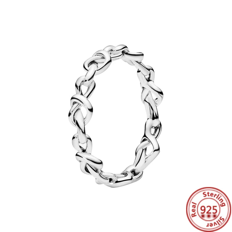 Sparkling Zircon Wings & Floral Detail – 925 Sterling Silver