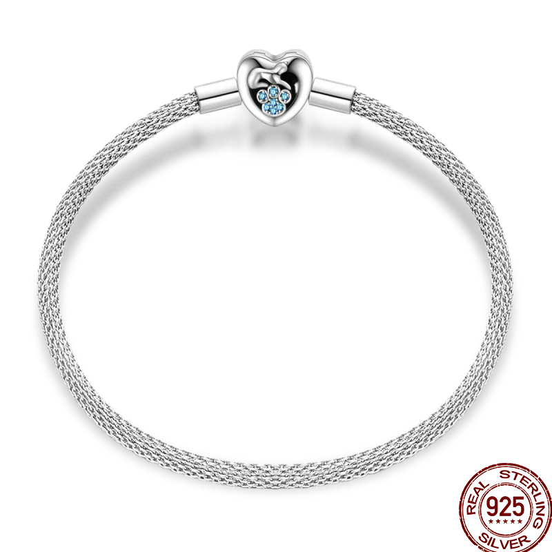 Infinity Glow Bracelet  –  925 Sterling Silver