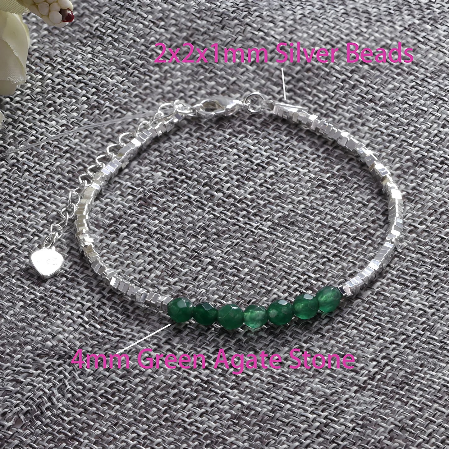 Love Heart Bracelet  – Sterling Silver