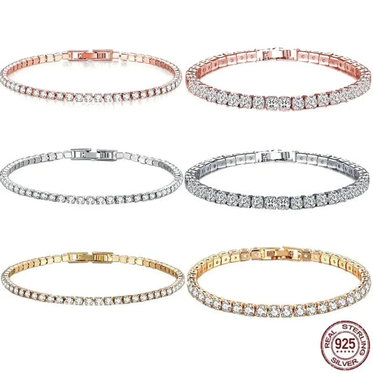Crystal Bracelet  – 925 Silver Sterling