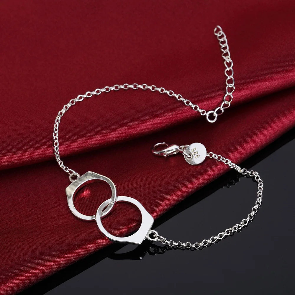 Twisted Rope Chain Bracelet –  925 Sterling Silver