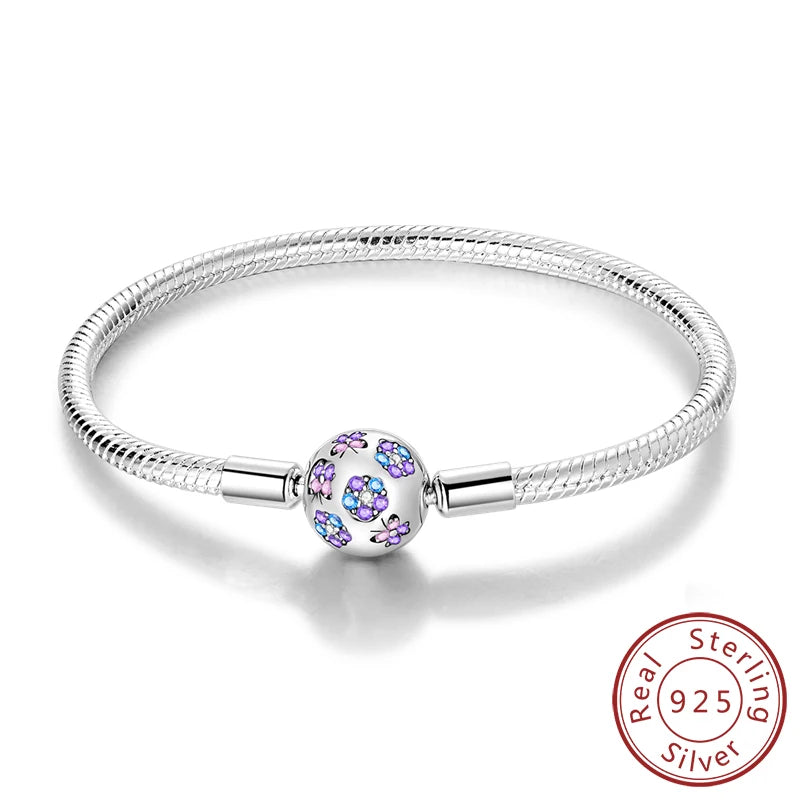 Garden of Hearts Bracelet –  925 Sterling Silver
