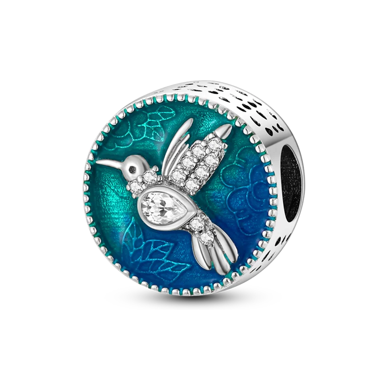 Zircon Charm – 925 Sterling Silver