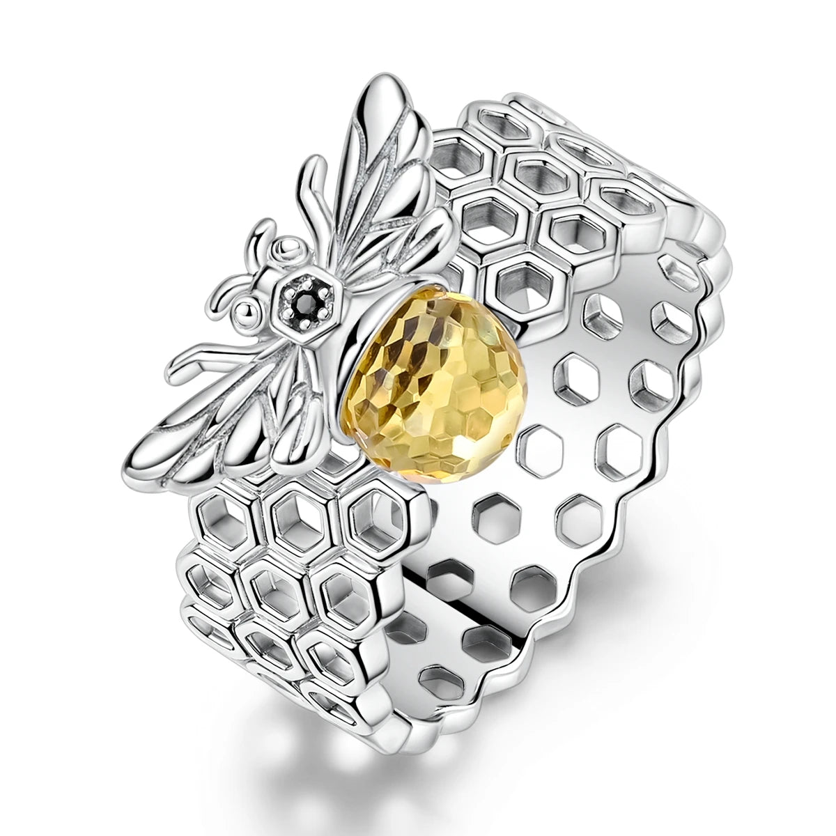 Spark 925 Sterling Silver Cocktail Ring