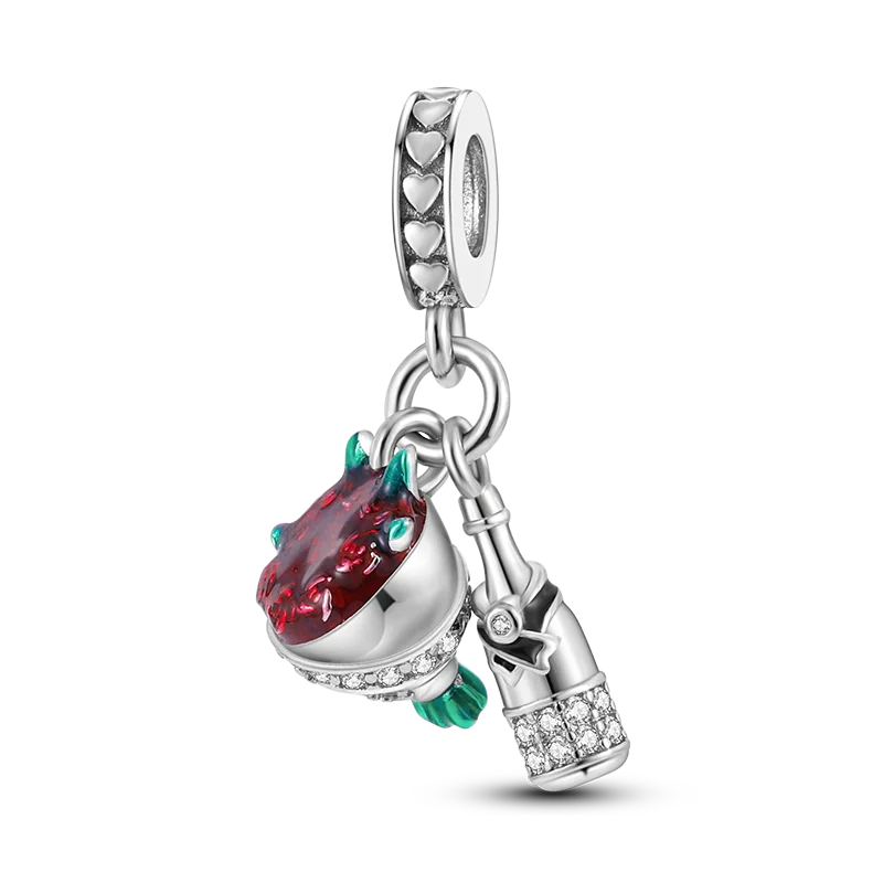 Zircon Charm – 925 Sterling Silver