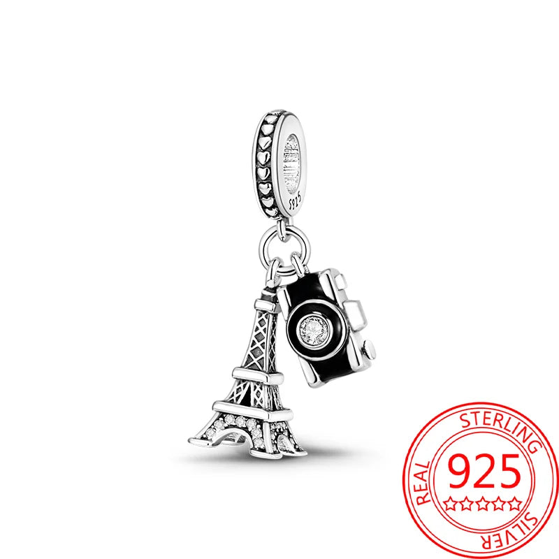 Eiffel Tower Charm –  925 Sterling Silver