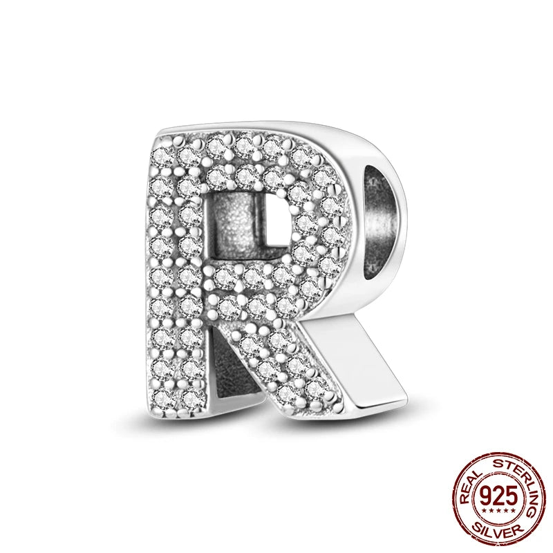 Personalised Alphabet Beads – 925 Sterling Silver