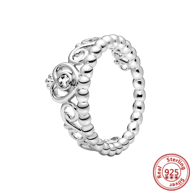 Sparkling Zircon Wings & Floral Detail – 925 Sterling Silver