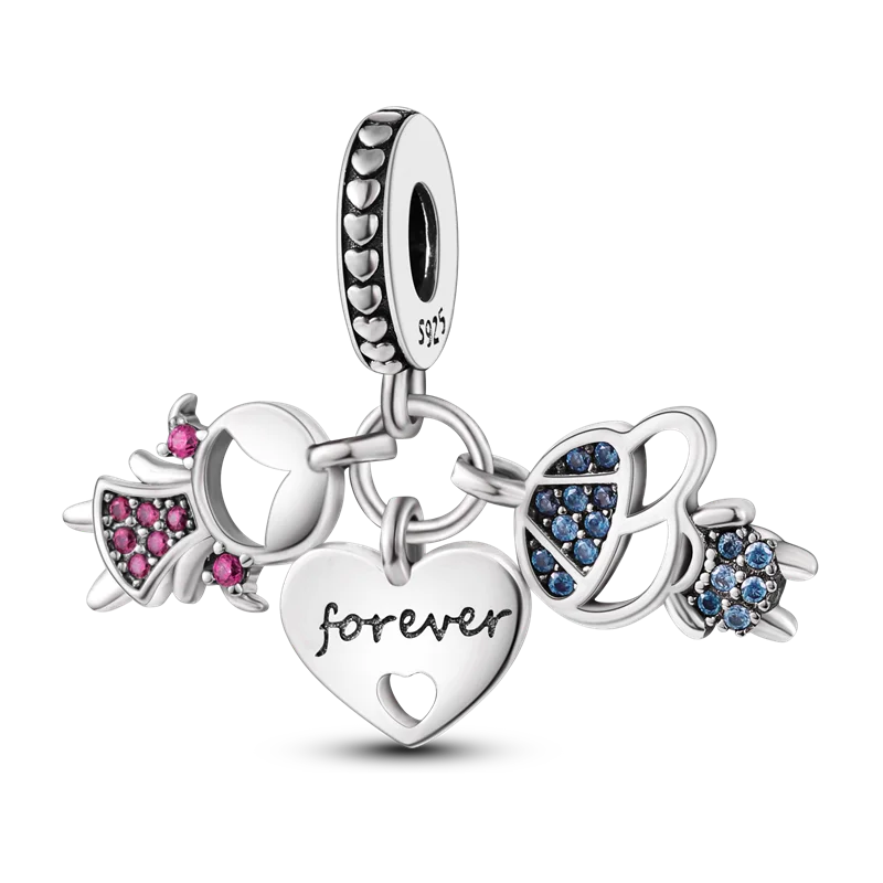 Zircon Charm – 925 Sterling Silver