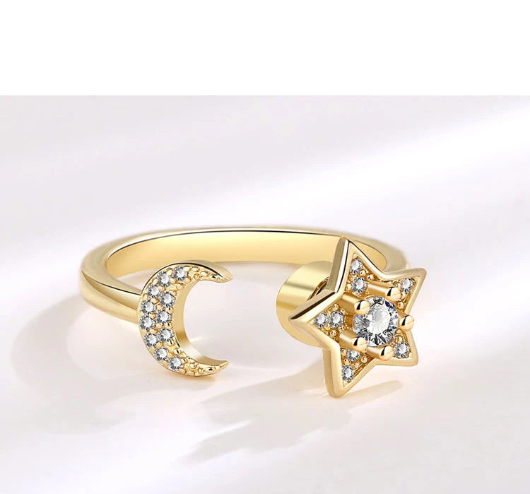 Sunflower Rotatable Ring Sterling Silver