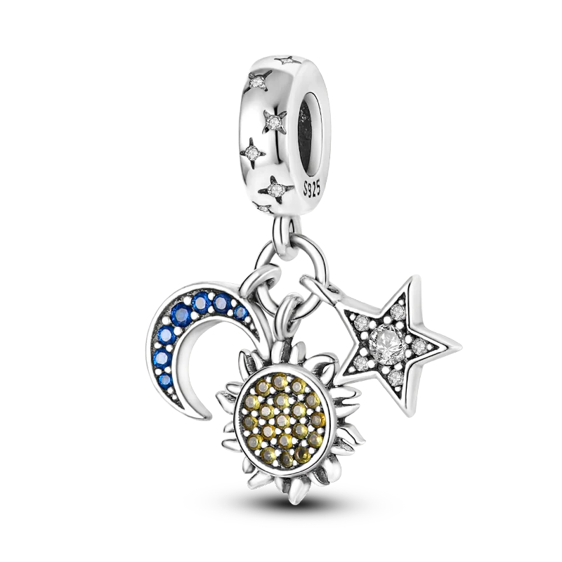 Zircon Charm – 925 Sterling Silver