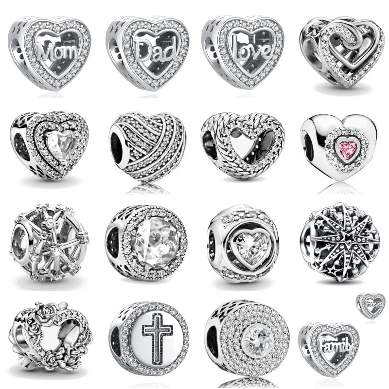 White Series Charms – 925 Sterling Silver