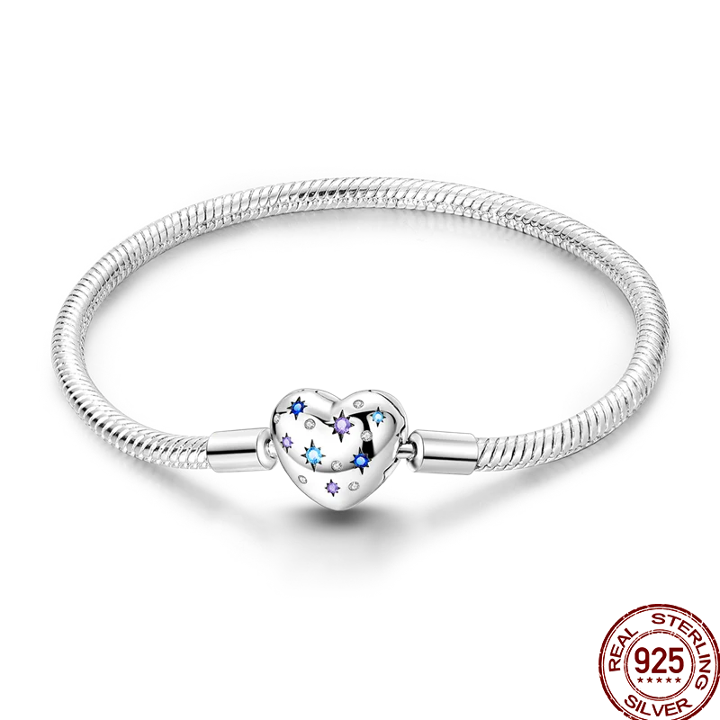 Infinity Glow Bracelet  –  925 Sterling Silver