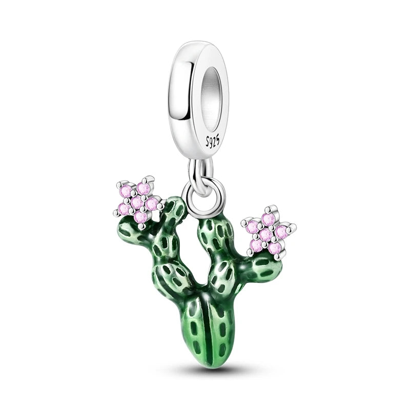 Nature-Inspired Charms – 925 Sterling Silver