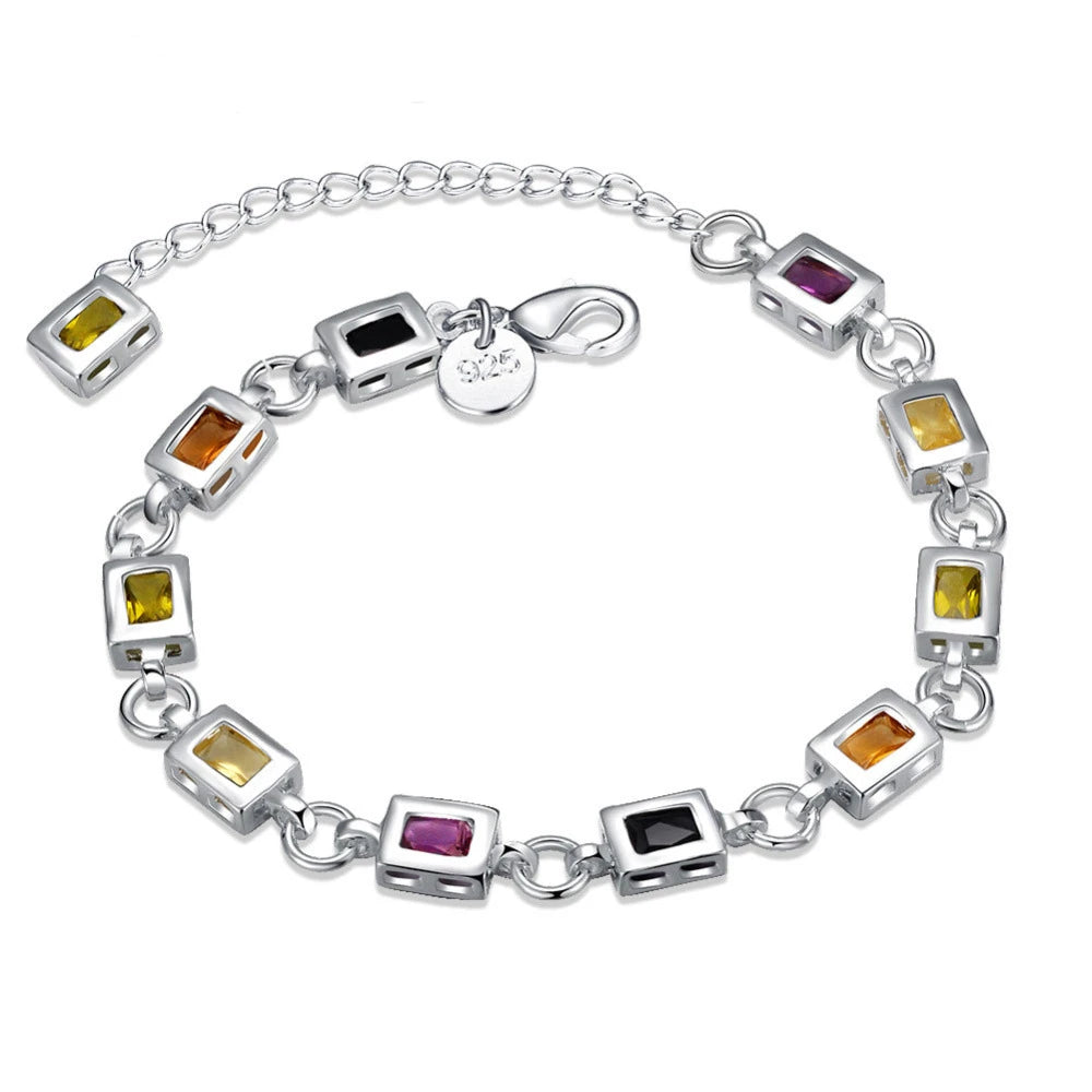 Twisted Rope Chain Bracelet –  925 Sterling Silver
