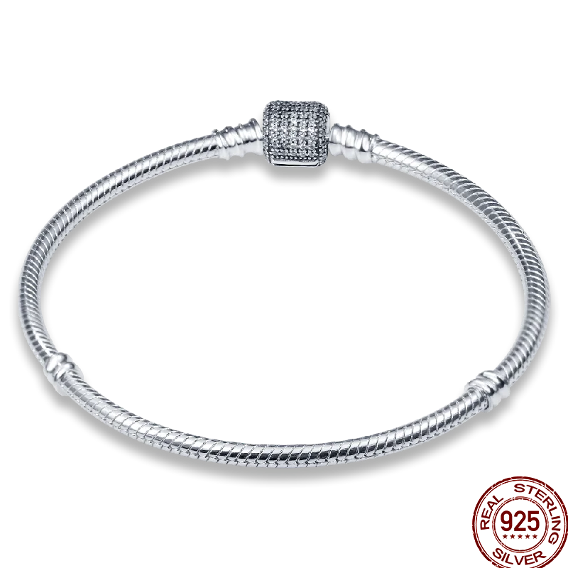 Infinity Glow Bracelet  –  925 Sterling Silver