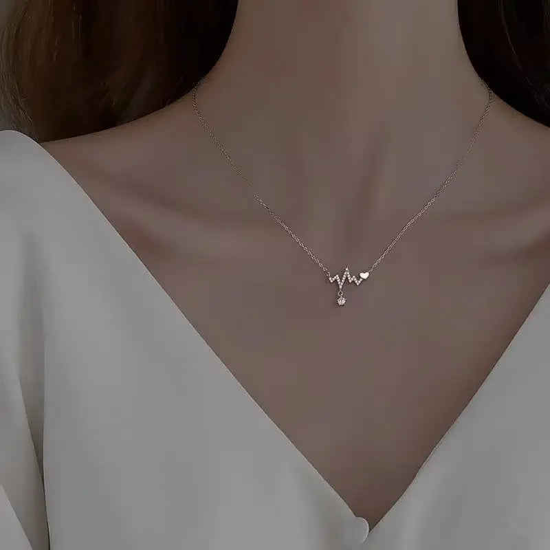 Crystal Butterfly Necklace – 925 Sterling Silver