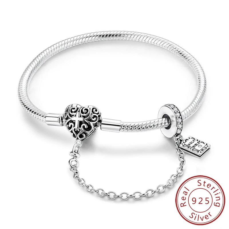Garden of Hearts Bracelet –  925 Sterling Silver