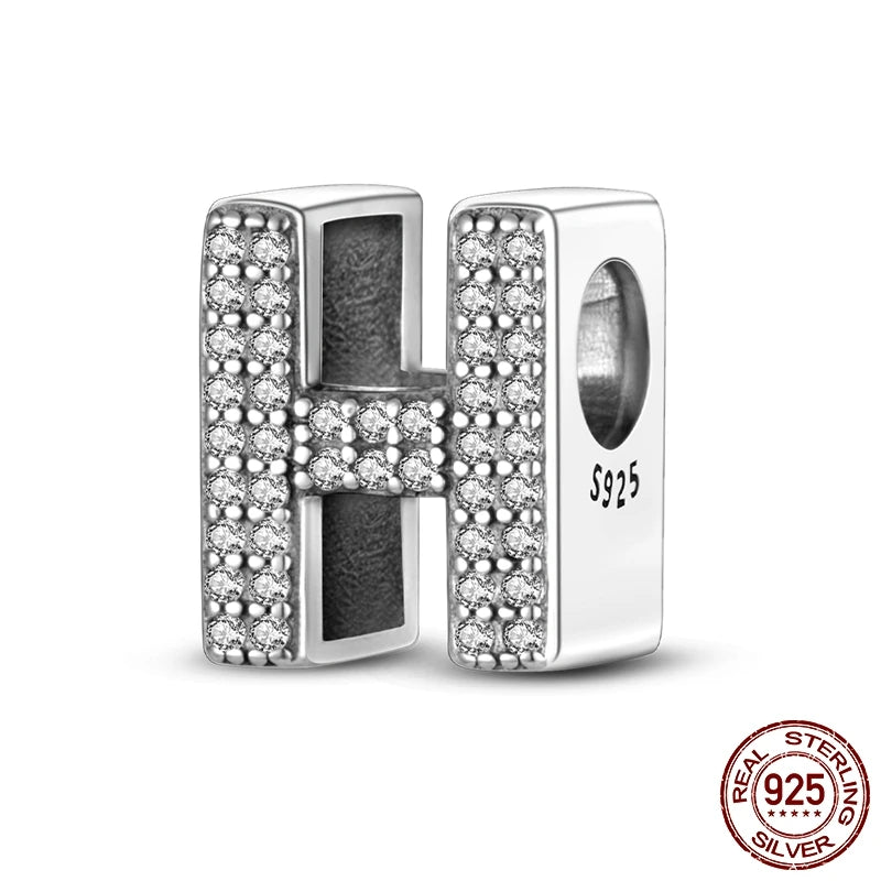 Personalised Alphabet Beads – 925 Sterling Silver
