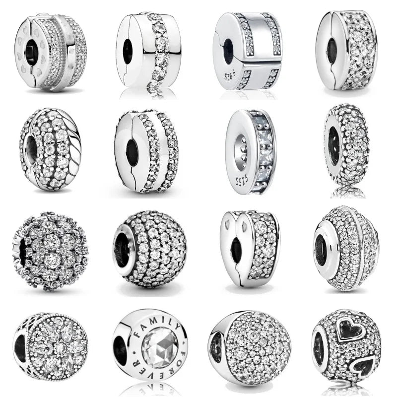 White Series Charms – 925 Sterling Silver