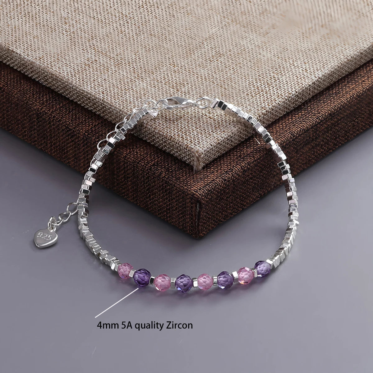 Love Heart Bracelet  – Sterling Silver