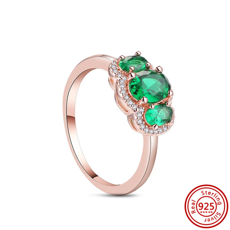 Sparkling Zircon Wings & Floral Detail – 925 Sterling Silver