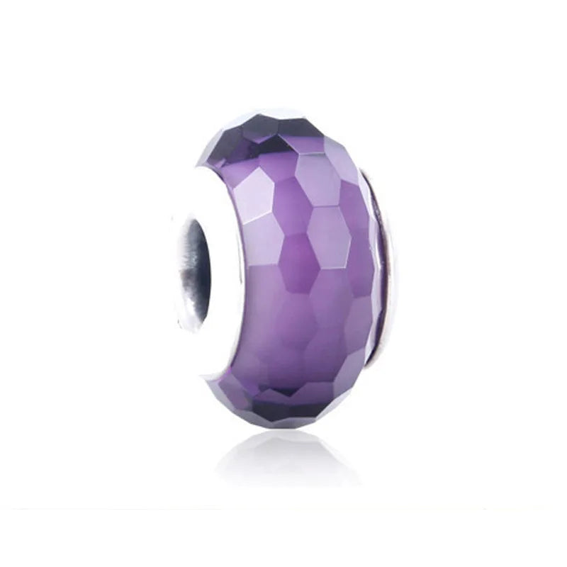 Murano Glass & Heart Charms – 925 Sterling Silver