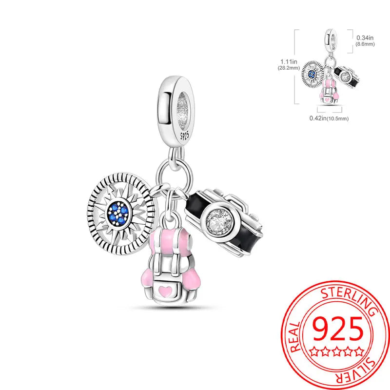 Eiffel Tower Charm –  925 Sterling Silver