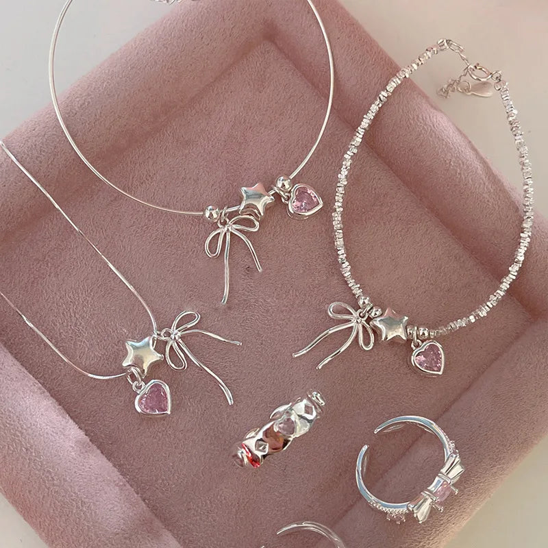 Love Heart Bracelet  – Sterling Silver