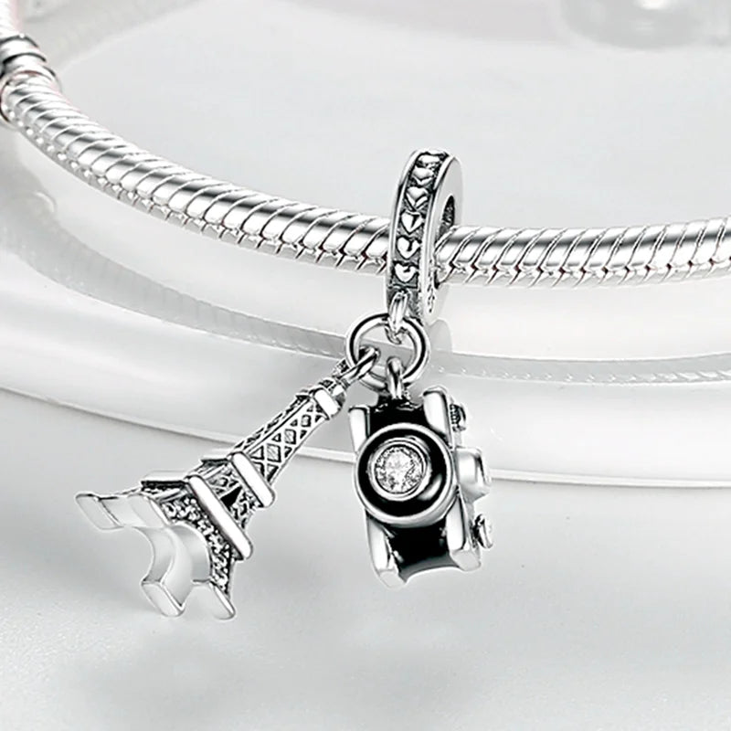 Eiffel Tower Charm –  925 Sterling Silver