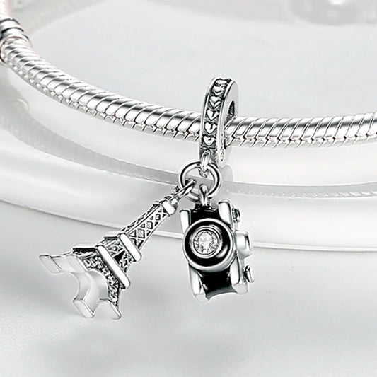 Eiffel Tower Charm –  925 Sterling Silver