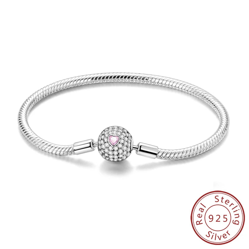Garden of Hearts Bracelet –  925 Sterling Silver