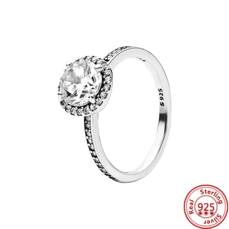Sparkling Zircon Wings & Floral Detail – 925 Sterling Silver