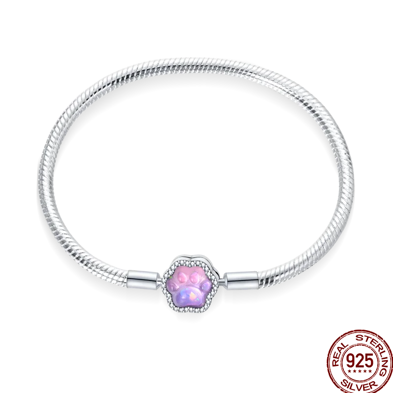 Infinity Glow Bracelet  –  925 Sterling Silver