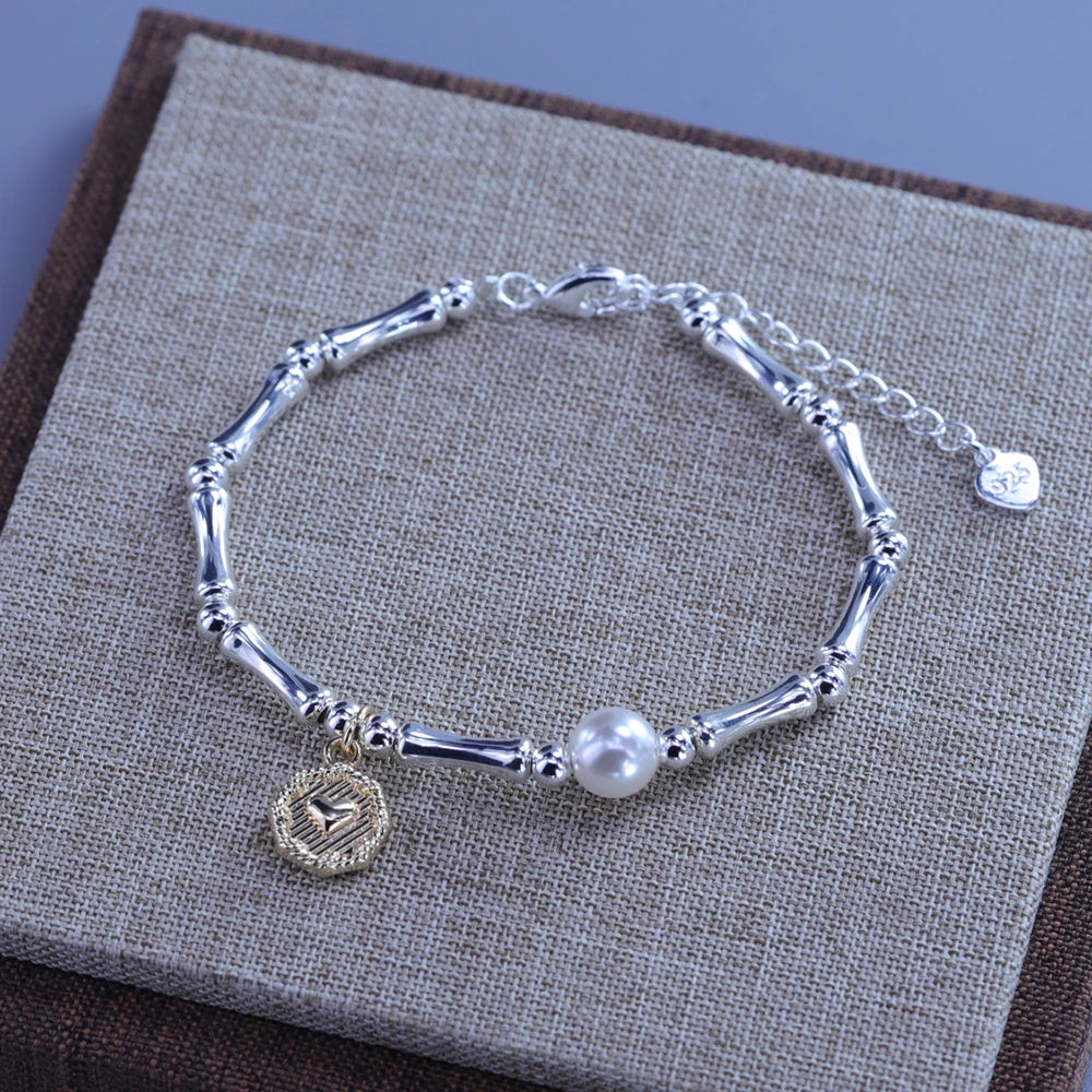 Love Heart Bracelet  – Sterling Silver
