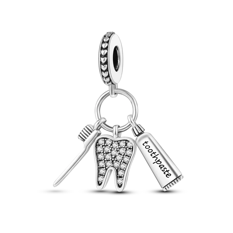 Zircon Charm – 925 Sterling Silver