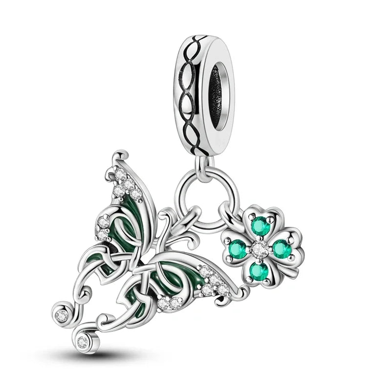 Nature-Inspired Charms – 925 Sterling Silver