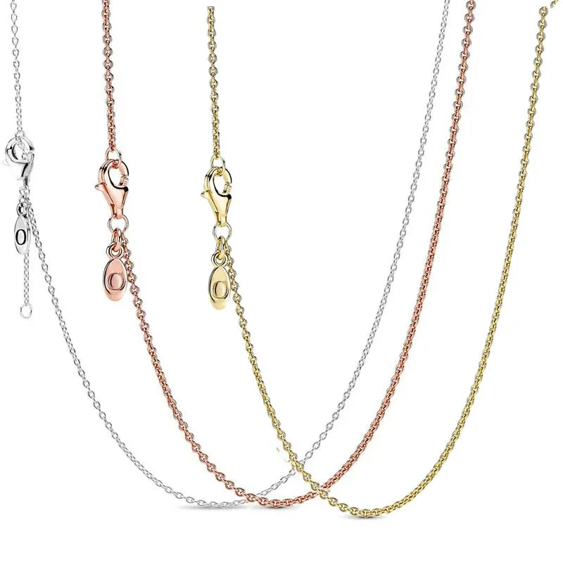 Necklace with Original Charm Pendant  –  925 Sterling Silver