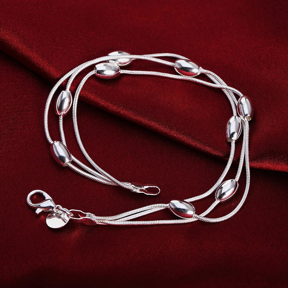 Twisted Rope Chain Bracelet –  925 Sterling Silver