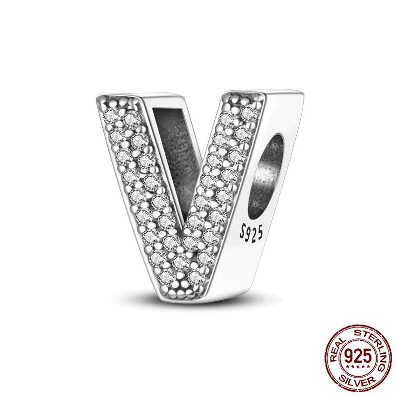Personalised Alphabet Beads – 925 Sterling Silver
