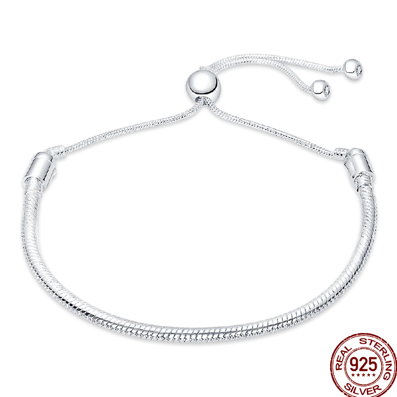 Infinity Glow Bracelet  –  925 Sterling Silver