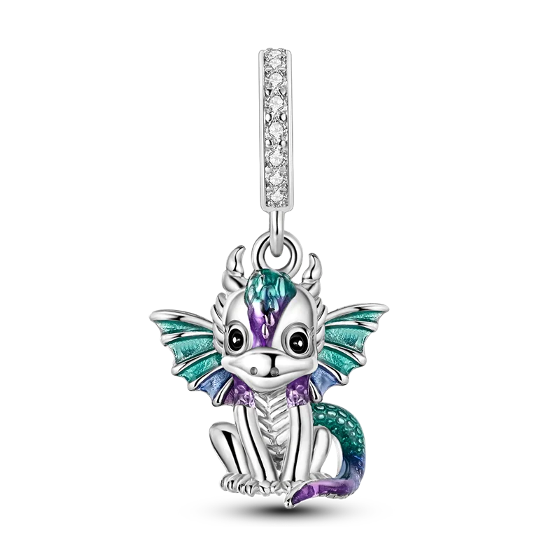 Zircon Charm – 925 Sterling Silver