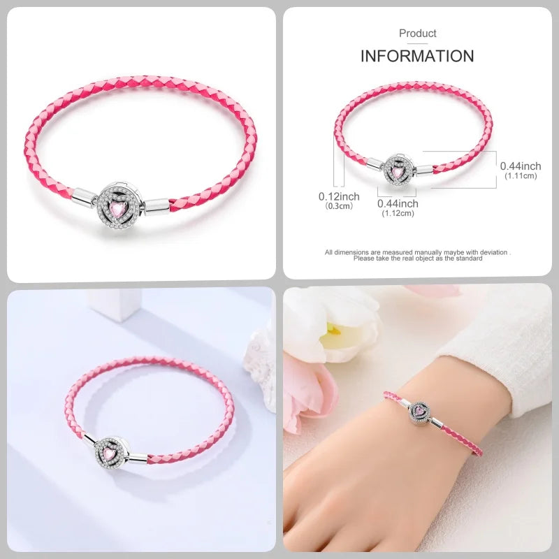 Infinity Glow Bracelet  –  925 Sterling Silver