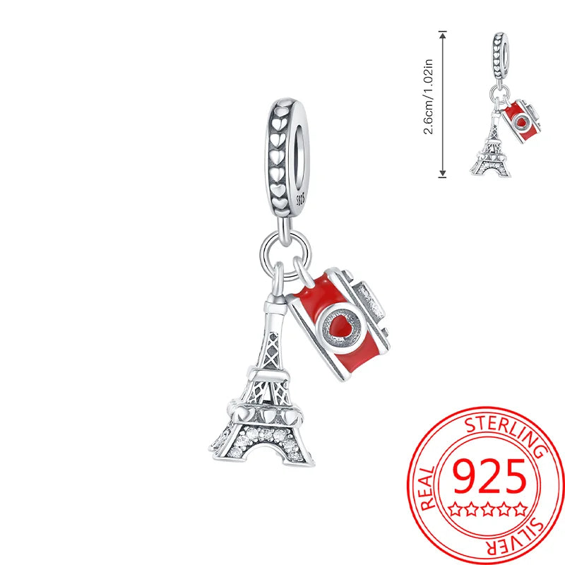 Eiffel Tower Charm –  925 Sterling Silver