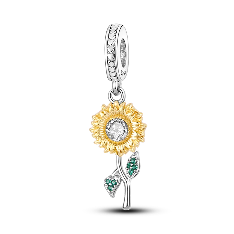 Zircon Charm – 925 Sterling Silver