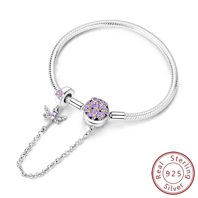 Garden of Hearts Bracelet –  925 Sterling Silver
