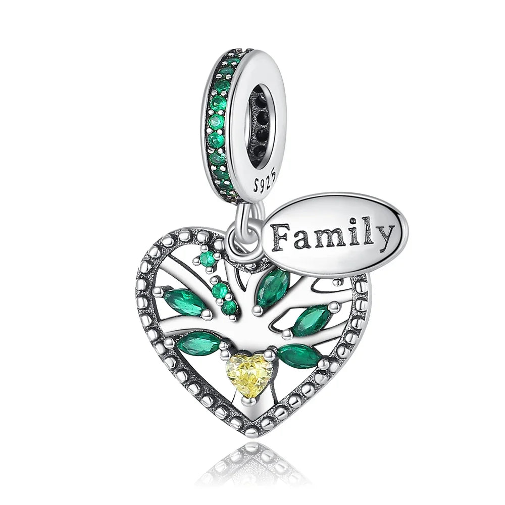 Nature-Inspired Charms – 925 Sterling Silver