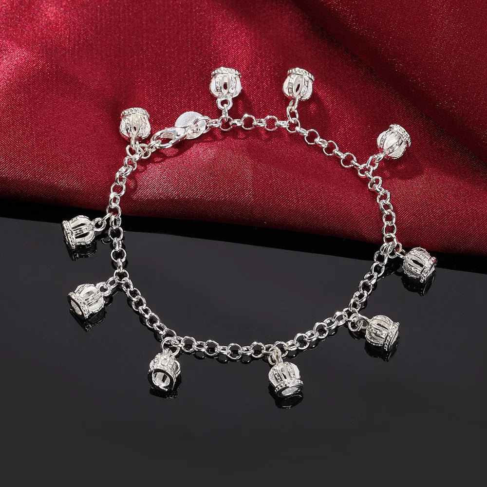 Twisted Rope Chain Bracelet –  925 Sterling Silver